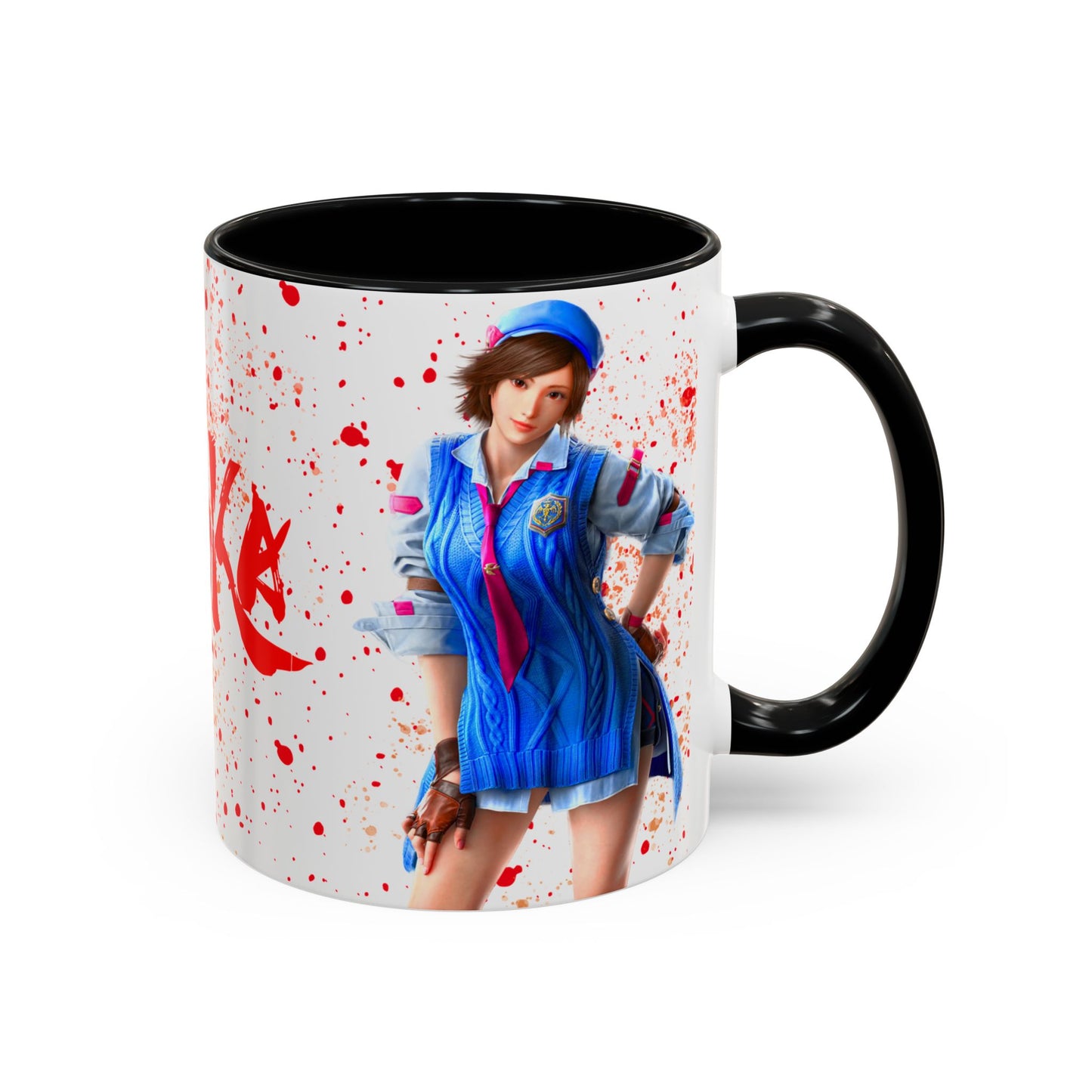 Tekken 8 Asuka Mug – Dark Smoky & White Premium Mug Design | By RSB HUB