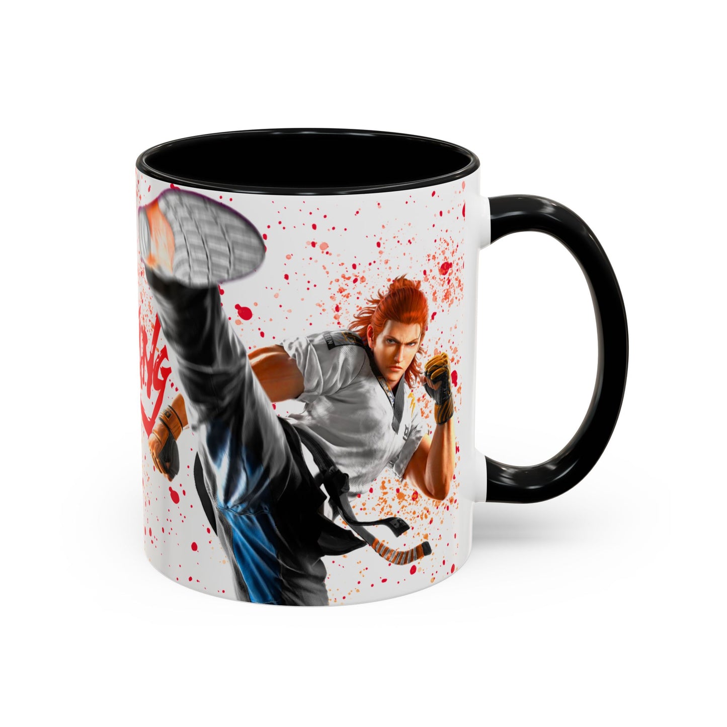 Tekken 8 Hwoarang Mug – Dark Smoky & White Premium Mug Design | By RSB HUB