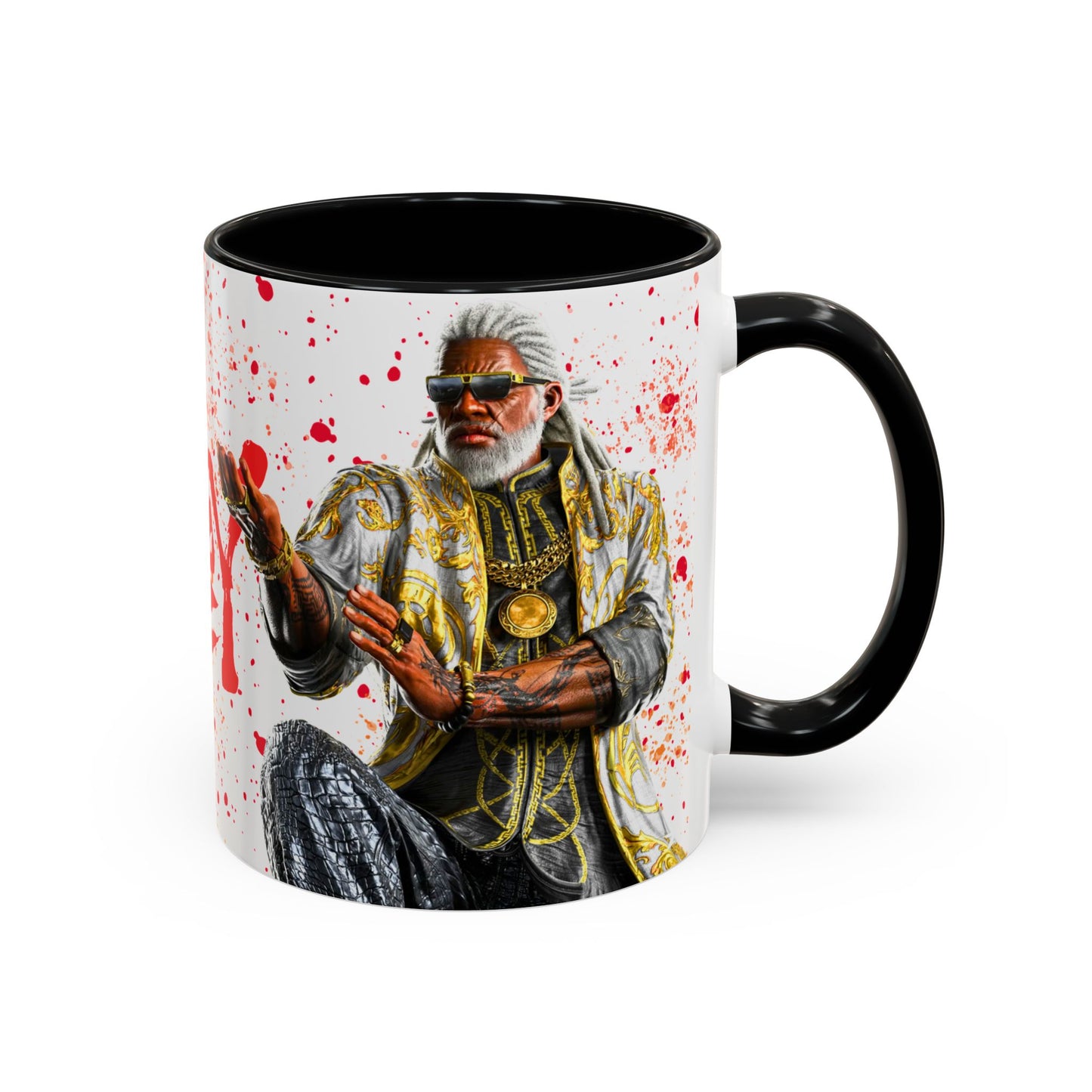 Tekken 8 Leroy Mug – Dark Smoky & White Premium Mug Design | By RSB HUB