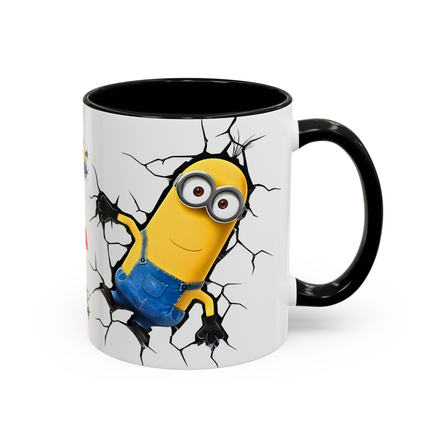 Minions Mug Wall Broken – Fun & Cute 11oz Coffee Mug 03 | By RSB HUB