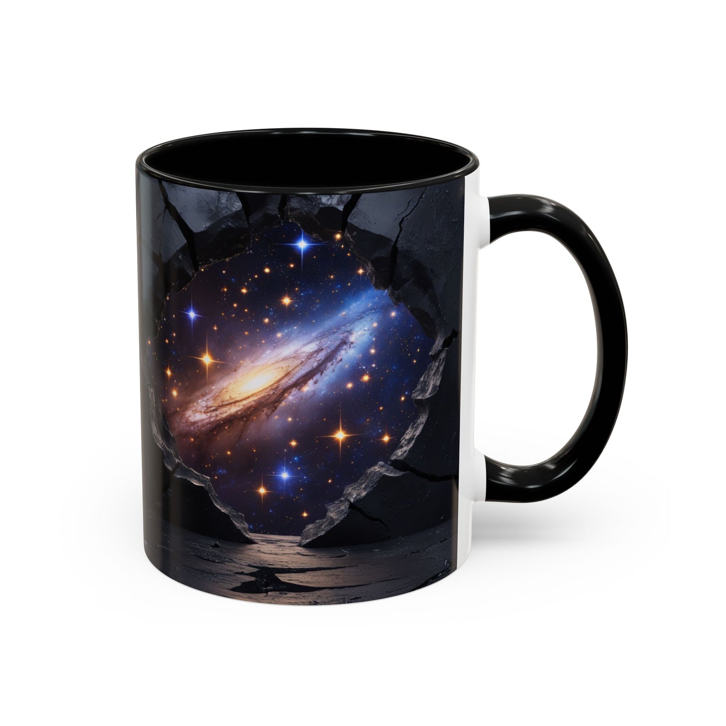 Galaxy Views Wall Broken Mug | Premium Cosmic Design 10 by RSB HUB