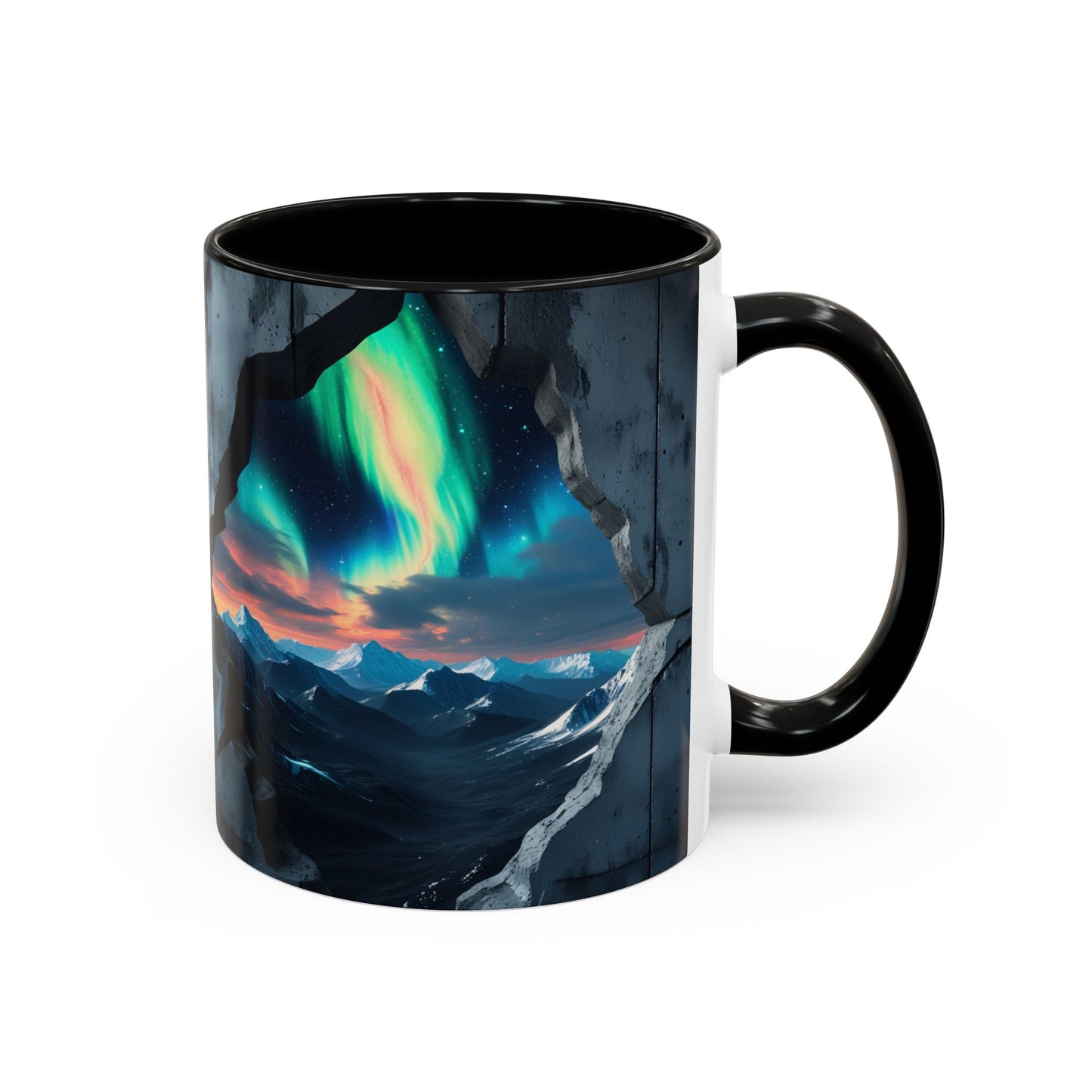 Galaxy Views Wall Broken Mug | Premium Cosmic Design 05 by RSB HUB