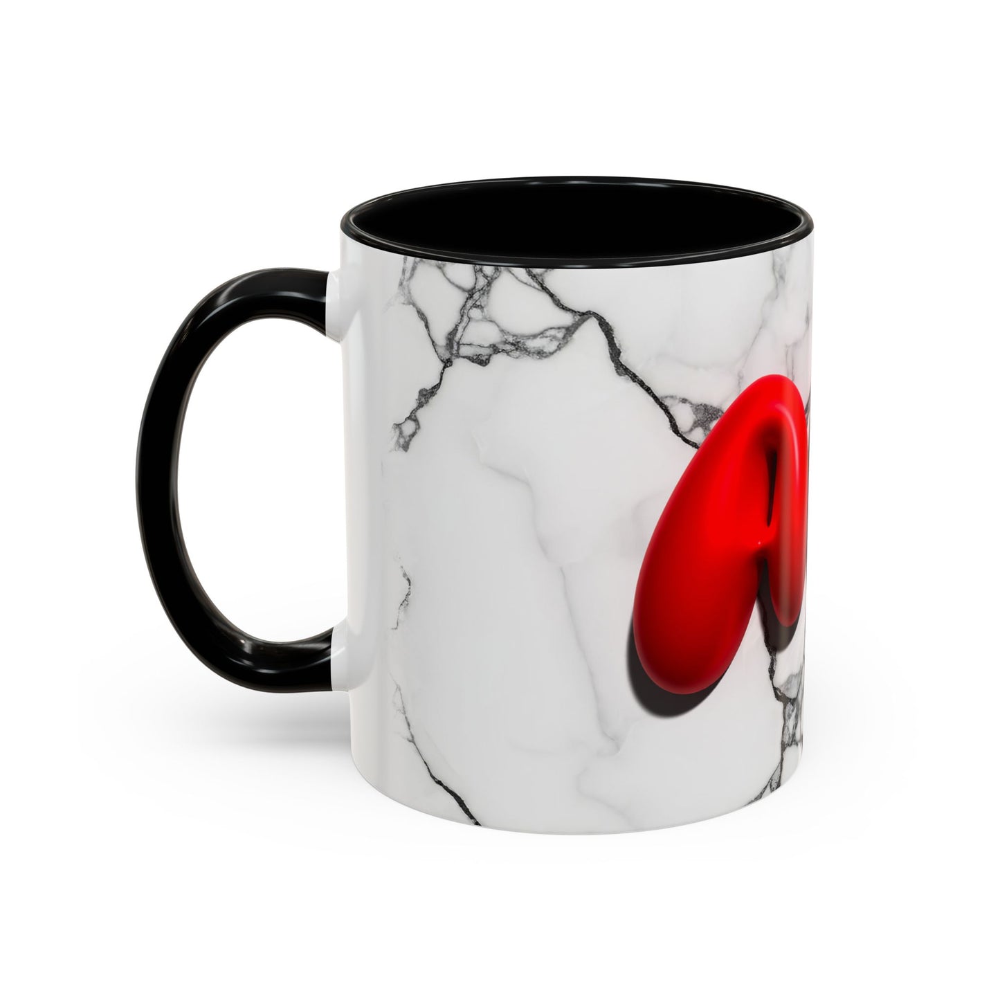 Customize your Name with Bubble Effect on Marble Mug Design By RSB HUB