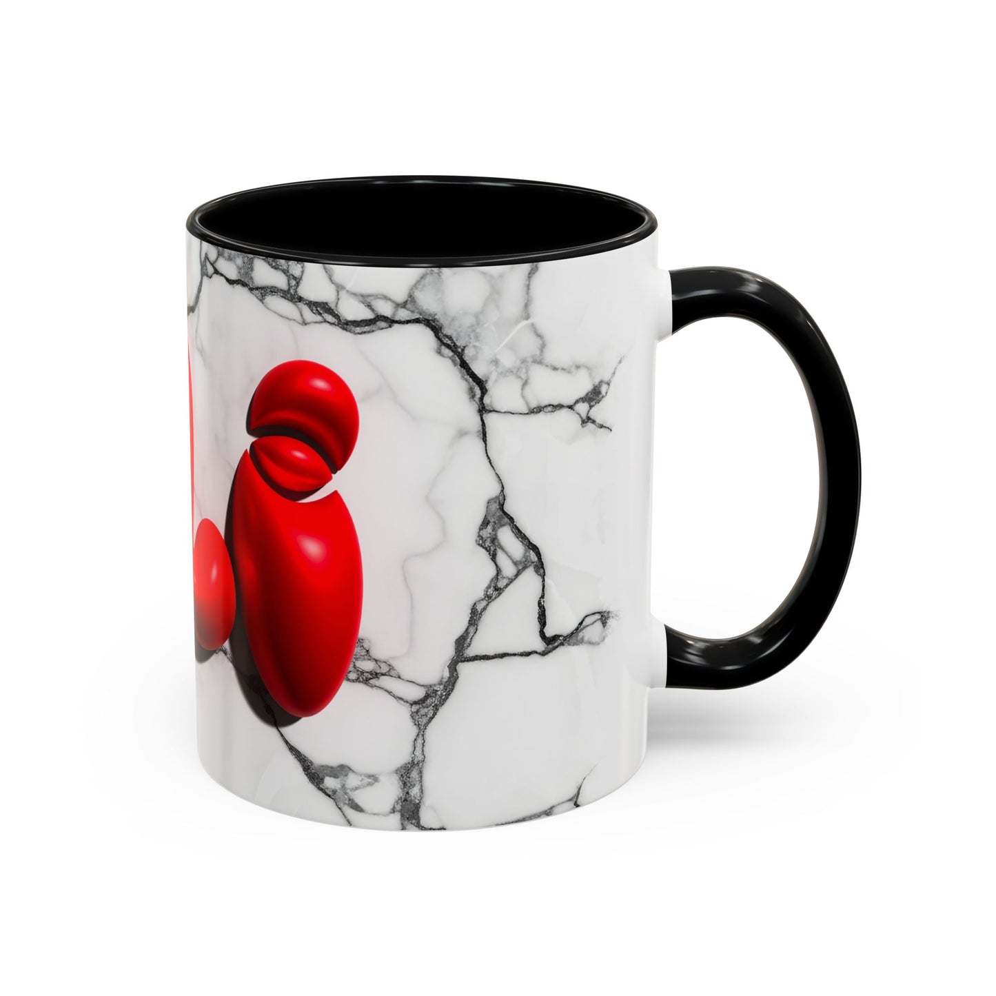 Customize your Name with Bubble Effect on Marble Mug Design By RSB HUB