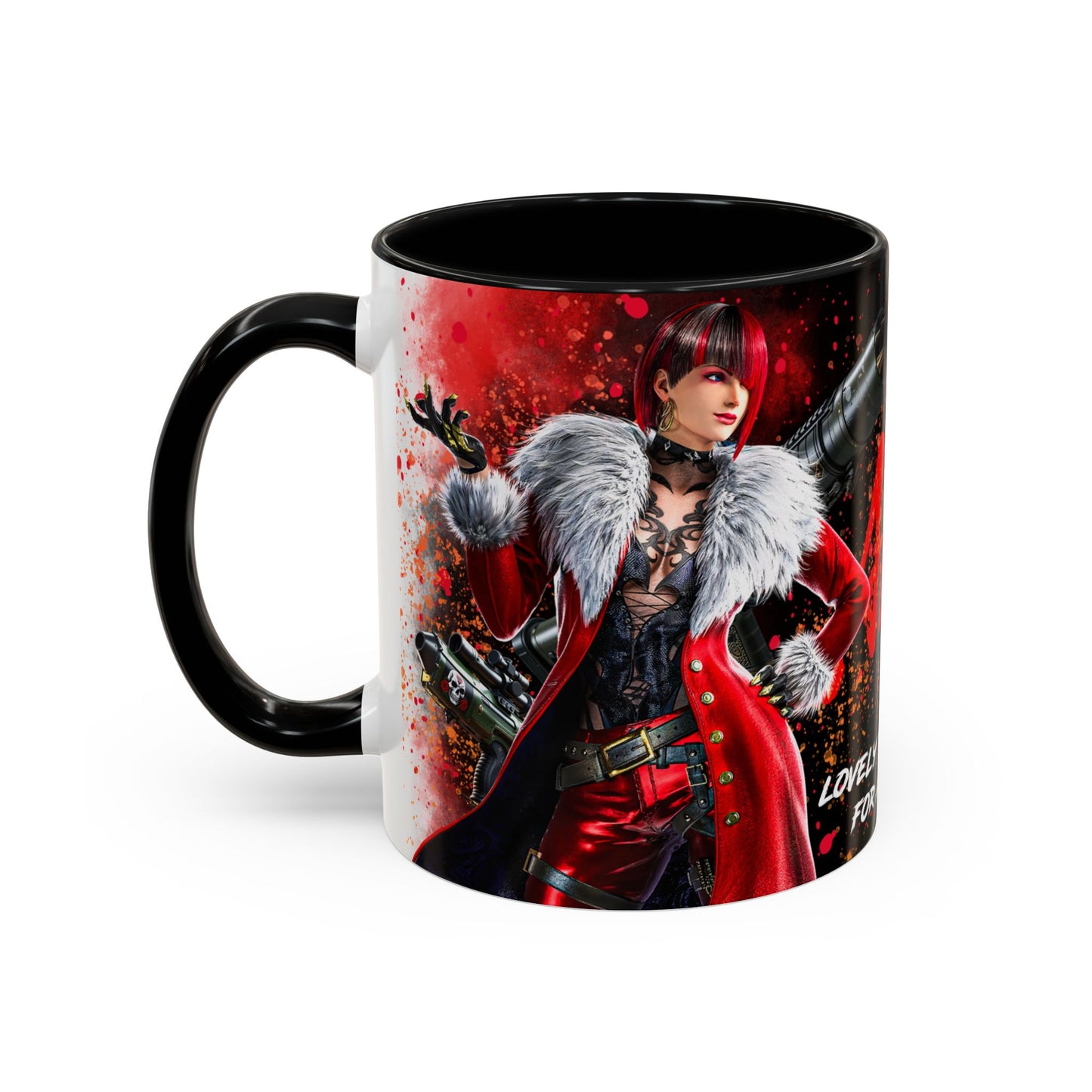 Tekken 8 Anna Mug – Dark Smoky & White Premium Mug Design | By RSB HUB