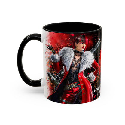 Tekken 8 Anna Mug – Dark Smoky & White Premium Mug Design | By RSB HUB