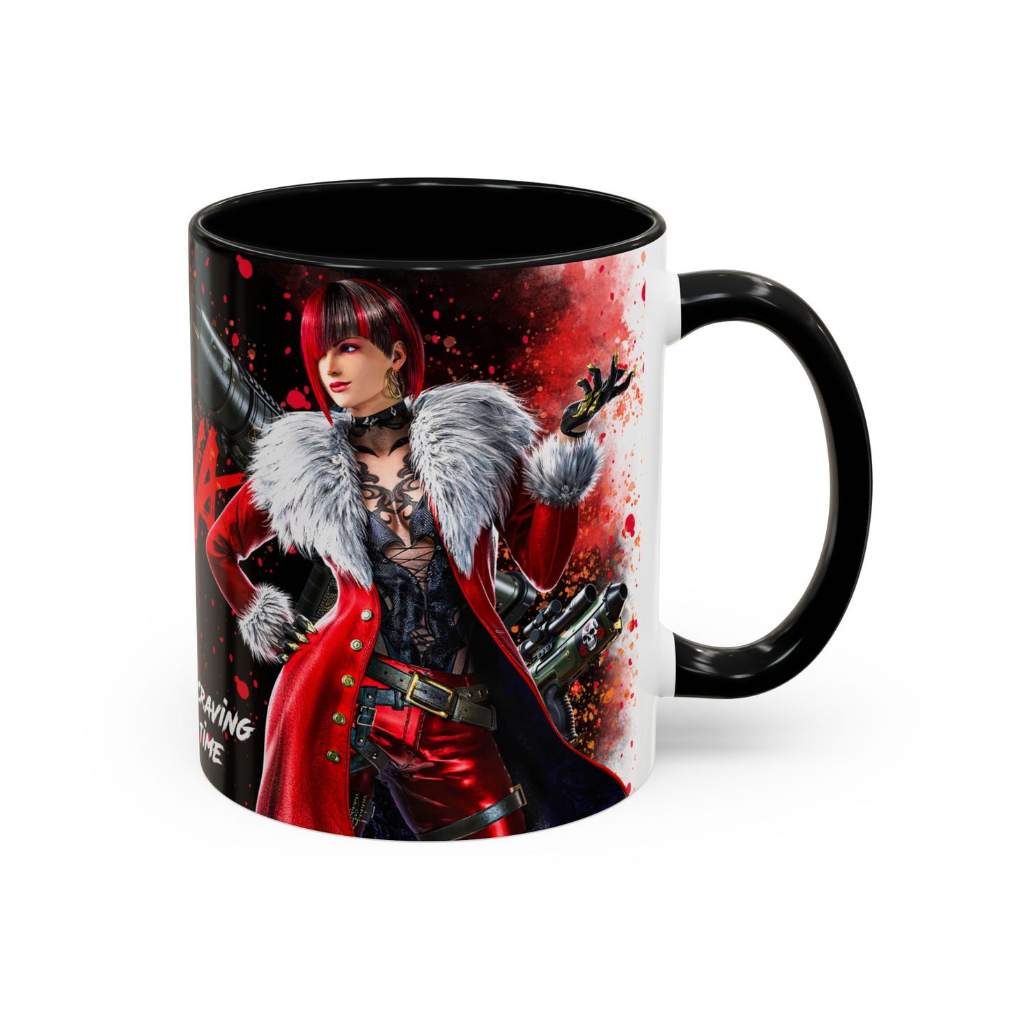 Tekken 8 Anna Mug – Dark Smoky & White Premium Mug Design | By RSB HUB