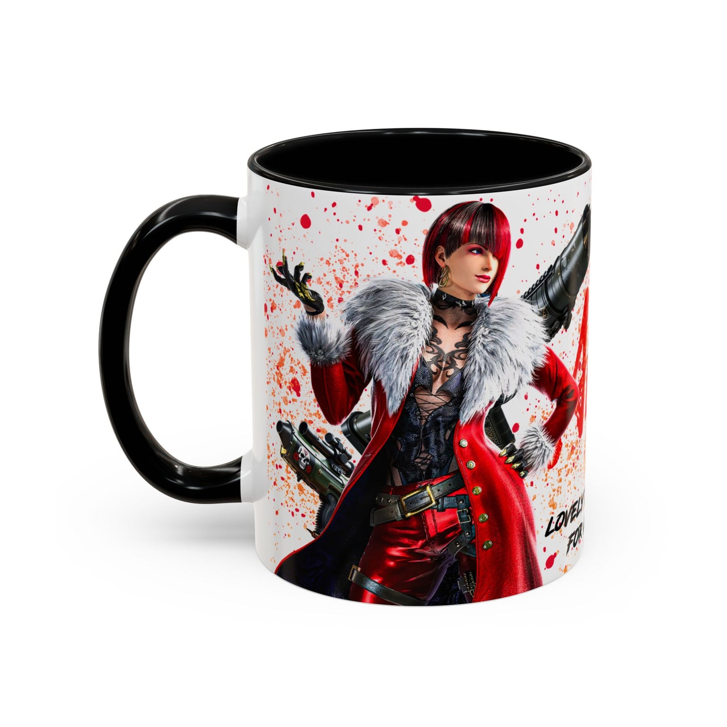 Tekken 8 Anna Mug – Dark Smoky & White Premium Mug Design | By RSB HUB