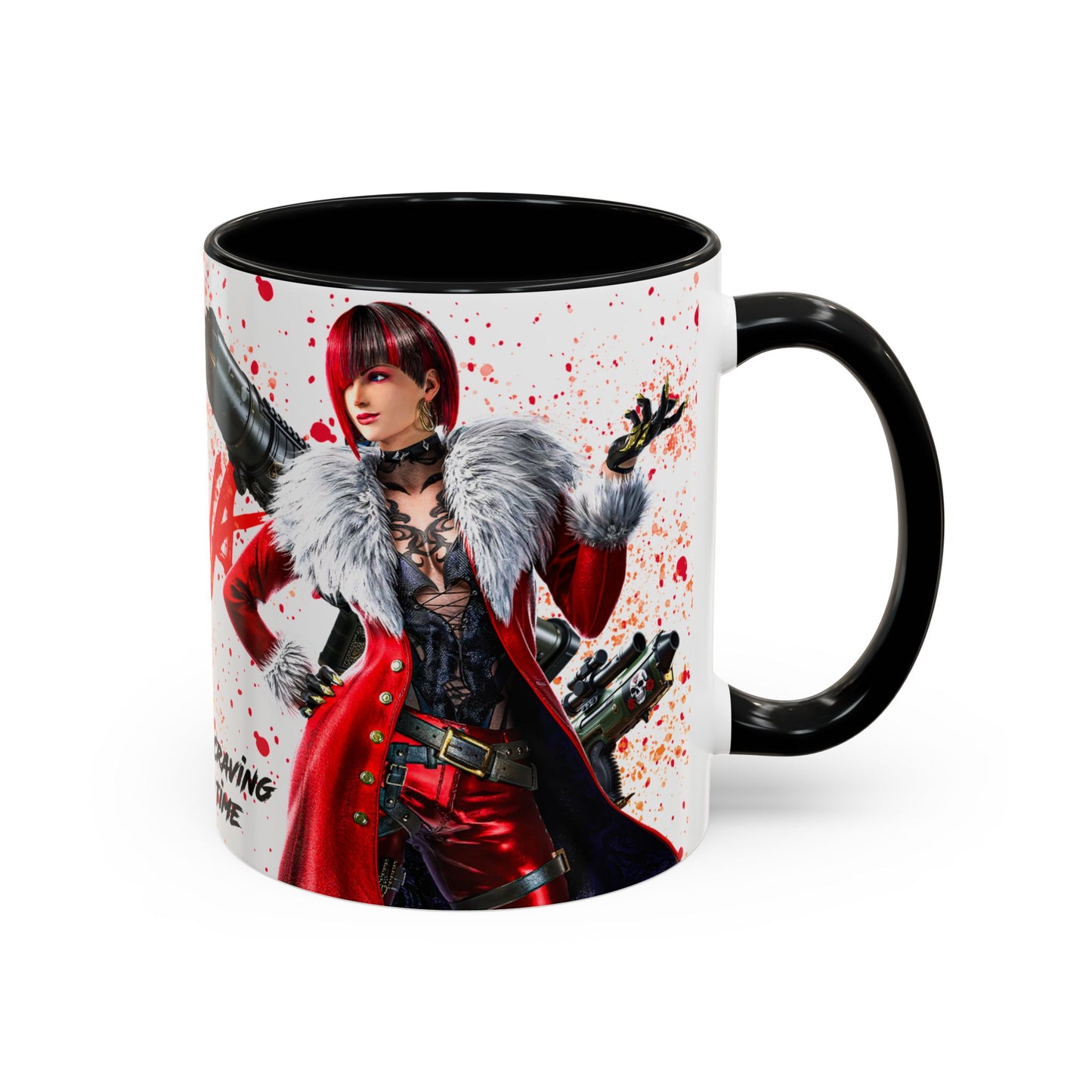 Tekken 8 Anna Mug – Dark Smoky & White Premium Mug Design | By RSB HUB