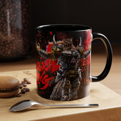 Tekken 8 Armor King Mug – Dark Smoky & White Premium Mug Design | By RSB HUB