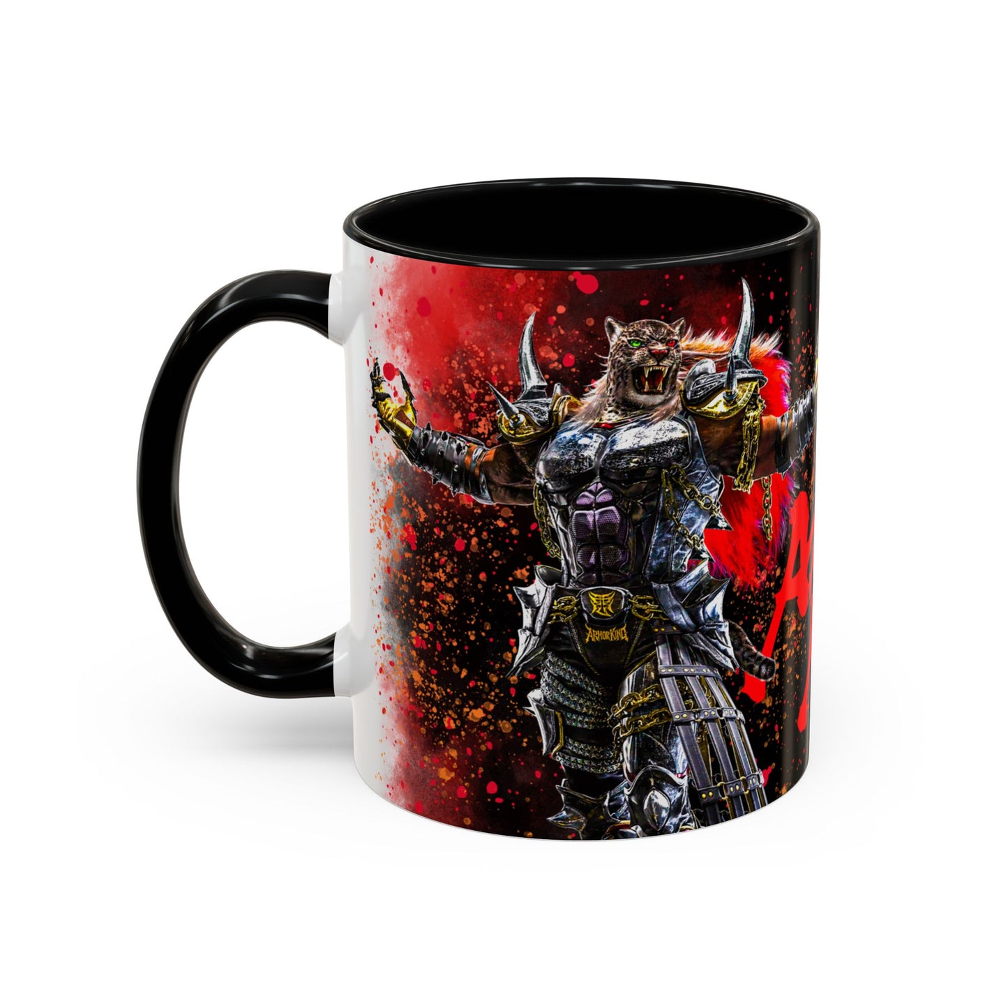 Tekken 8 Armor King Mug – Dark Smoky & White Premium Mug Design | By RSB HUB