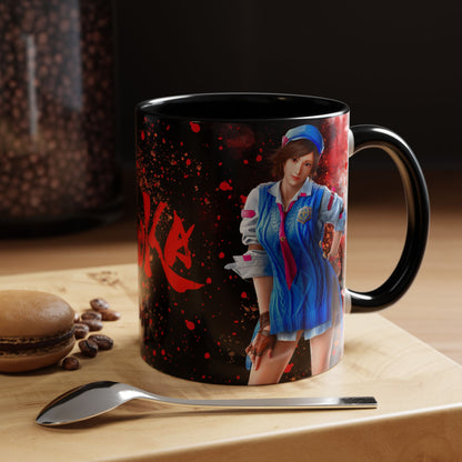Tekken 8 Asuka Mug – Dark Smoky & White Premium Mug Design | By RSB HUB