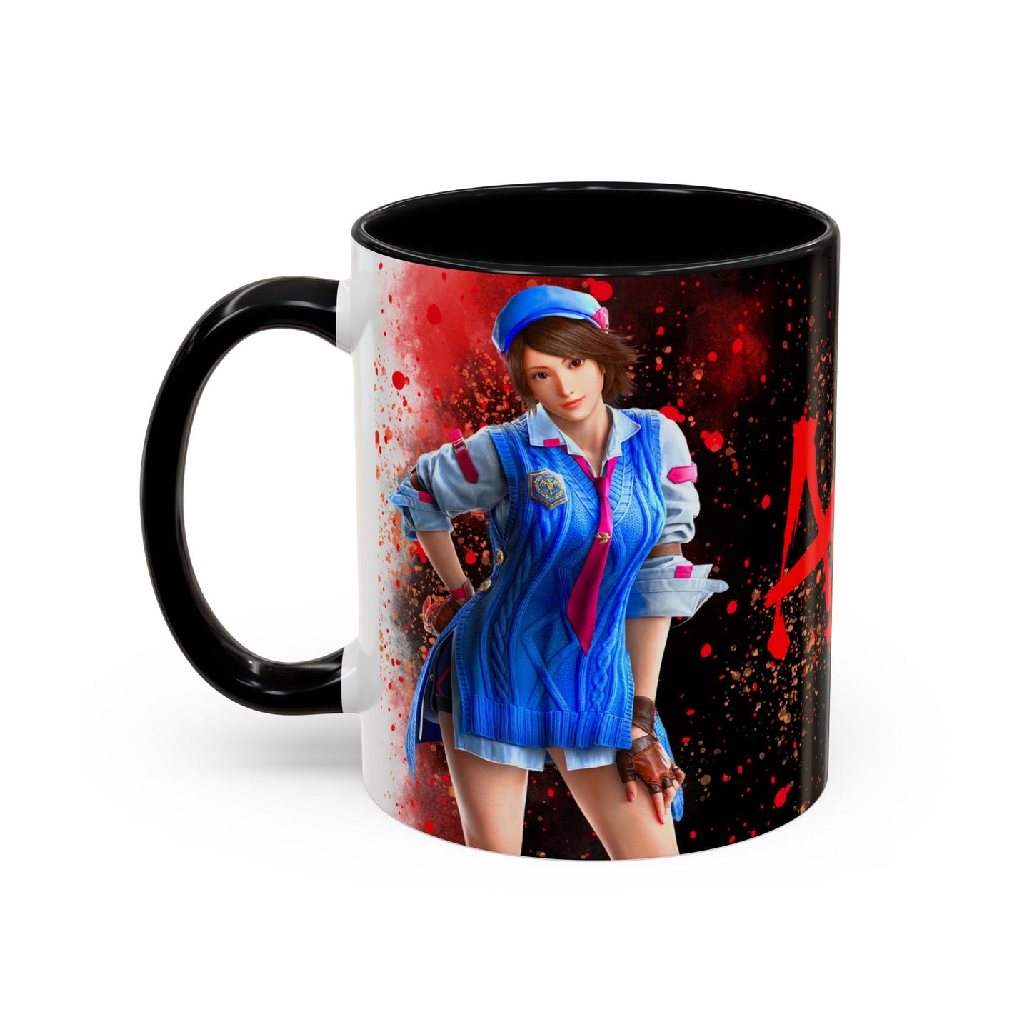 Tekken 8 Asuka Mug – Dark Smoky & White Premium Mug Design | By RSB HUB