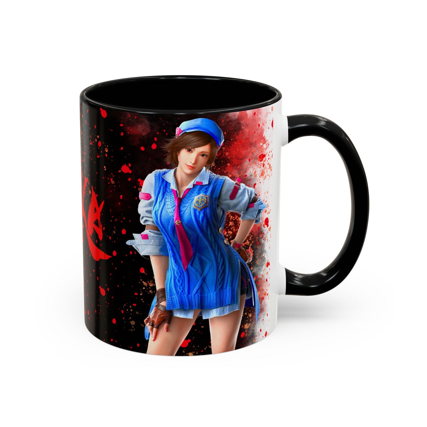 Tekken 8 Asuka Mug – Dark Smoky & White Premium Mug Design | By RSB HUB