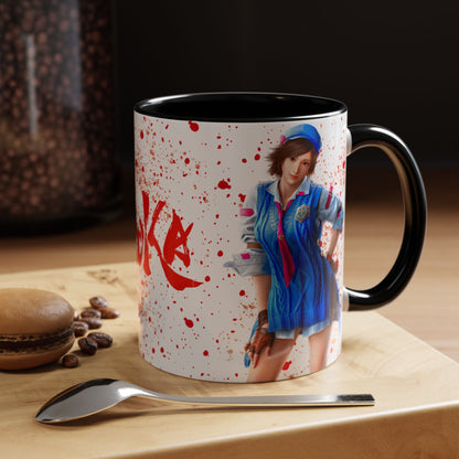 Tekken 8 Asuka Mug – Dark Smoky & White Premium Mug Design | By RSB HUB