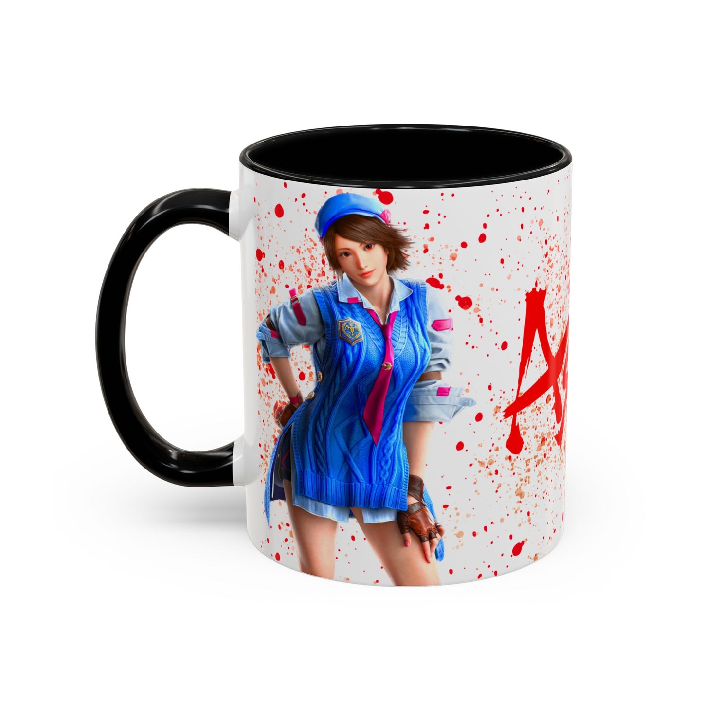Tekken 8 Asuka Mug – Dark Smoky & White Premium Mug Design | By RSB HUB