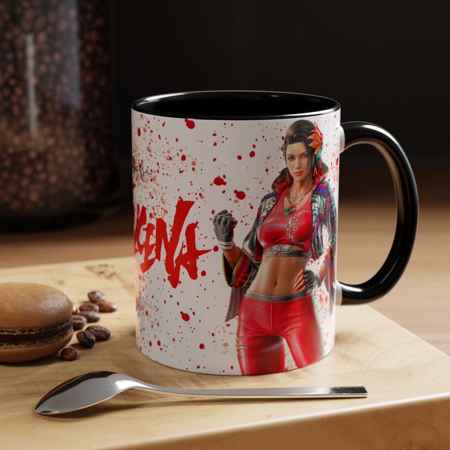 Tekken 8 Azucena Mug – Dark Smoky & White Premium Mug Design | By RSB HUB