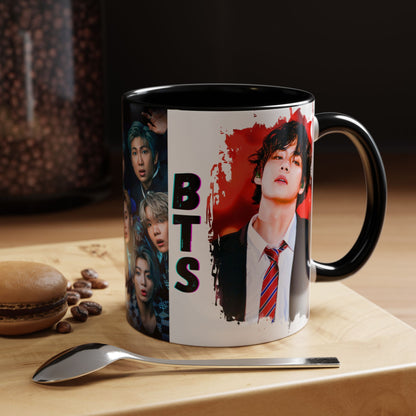 BTS Mug 11oz – Premium K-Pop Ceramic Coffee Mug Design 09 | By RSB HUB