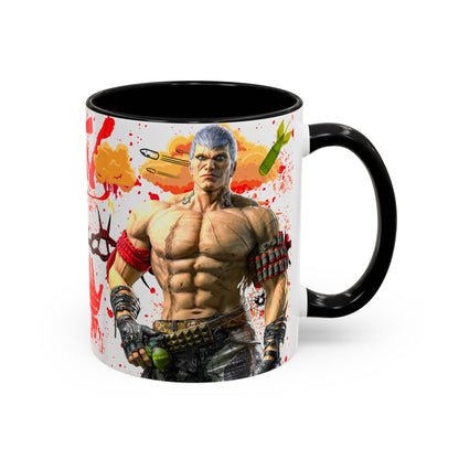 Tekken 8 Bryan Mug – Dark Smoky & White Premium Mug Design | By RSB HUB