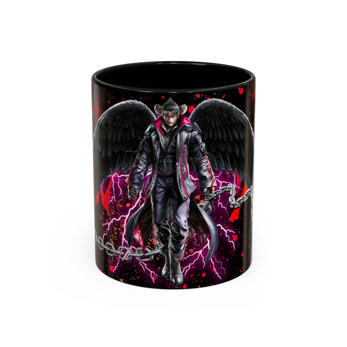 Tekken 8 Devil Jin Mug – Dark Smoky & White Premium Mug Design | By RSB HUB