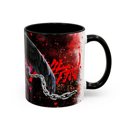 Tekken 8 Devil Jin Mug – Dark Smoky & White Premium Mug Design | By RSB HUB