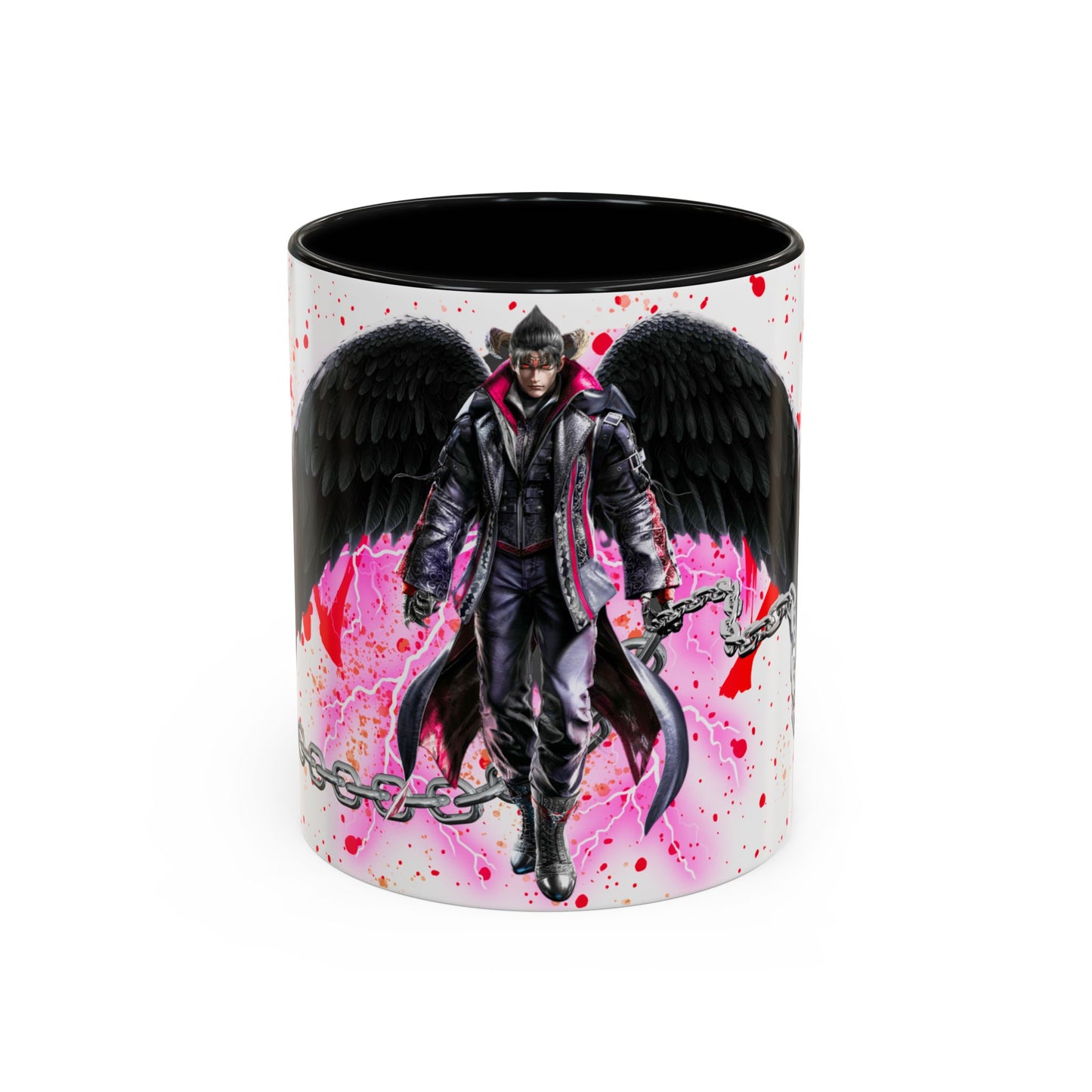 Tekken 8 Devil Jin Mug – Dark Smoky & White Premium Mug Design | By RSB HUB