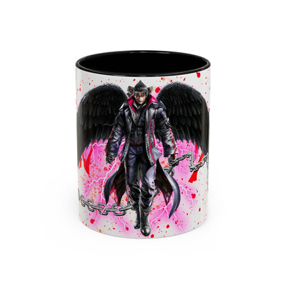 Tekken 8 Devil Jin Mug – Dark Smoky & White Premium Mug Design | By RSB HUB