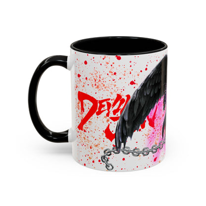 Tekken 8 Devil Jin Mug – Dark Smoky & White Premium Mug Design | By RSB HUB