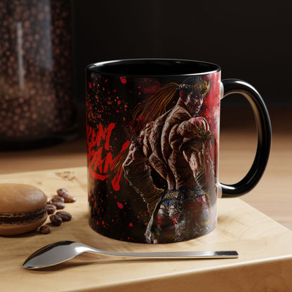 Tekken 8 Fahkumram Mug – Dark Smoky & White Premium Mug Design | By RSB HUB