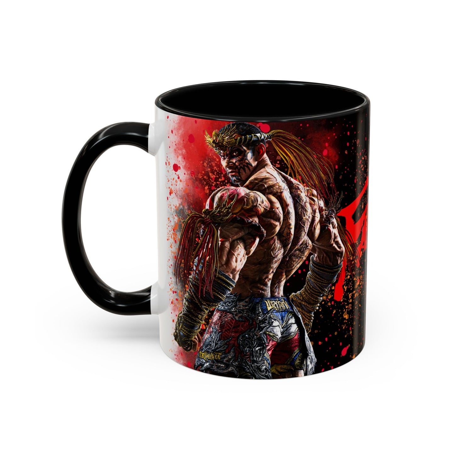 Tekken 8 Fahkumram Mug – Dark Smoky & White Premium Mug Design | By RSB HUB