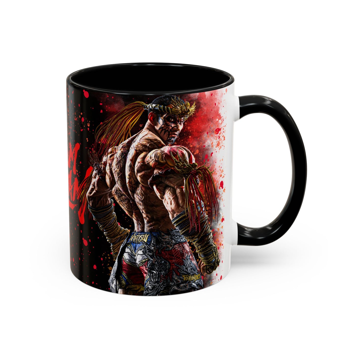 Tekken 8 Fahkumram Mug – Dark Smoky & White Premium Mug Design | By RSB HUB