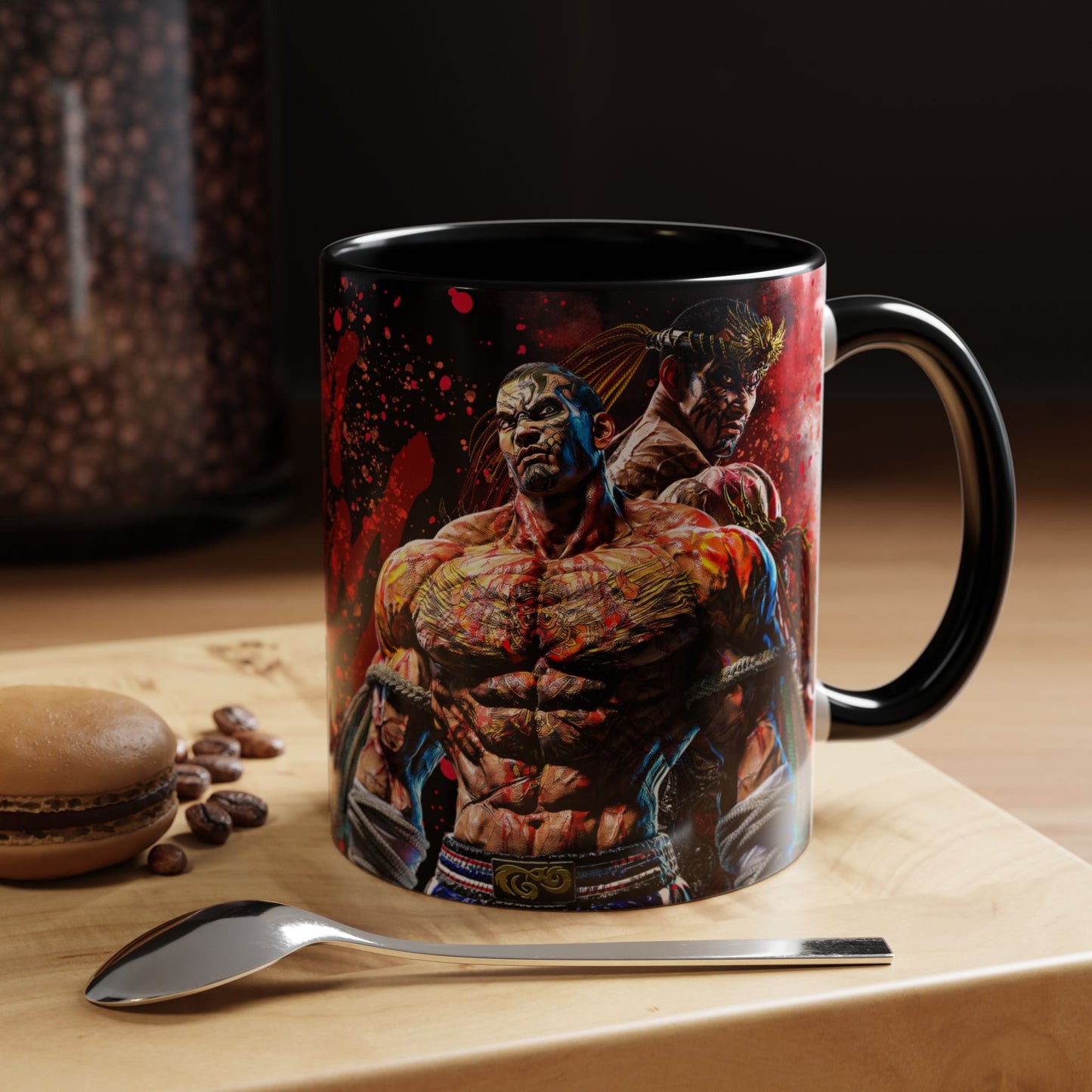 Tekken 8 Fahkumram Special Mug – Dark Smoky & White Premium Mug Design | By RSB HUB