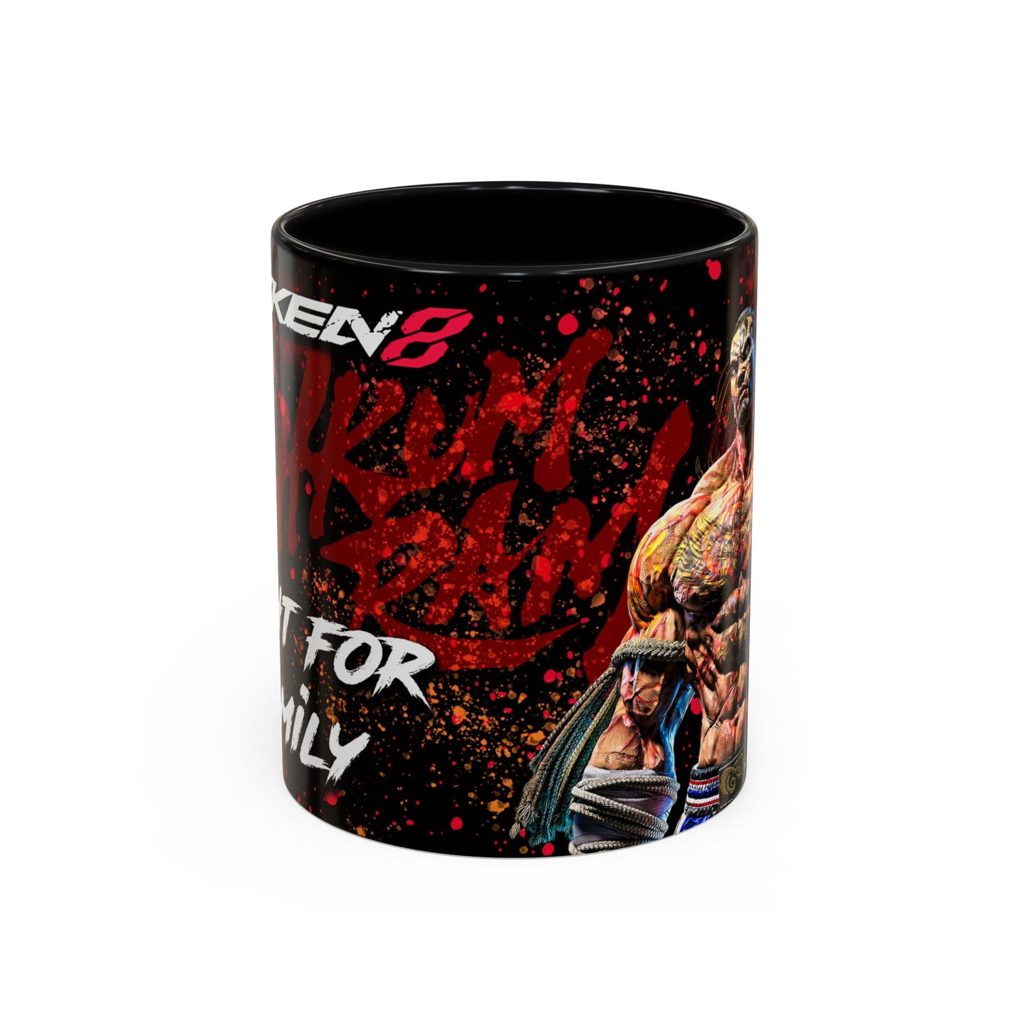 Tekken 8 Fahkumram Special Mug – Dark Smoky & White Premium Mug Design | By RSB HUB