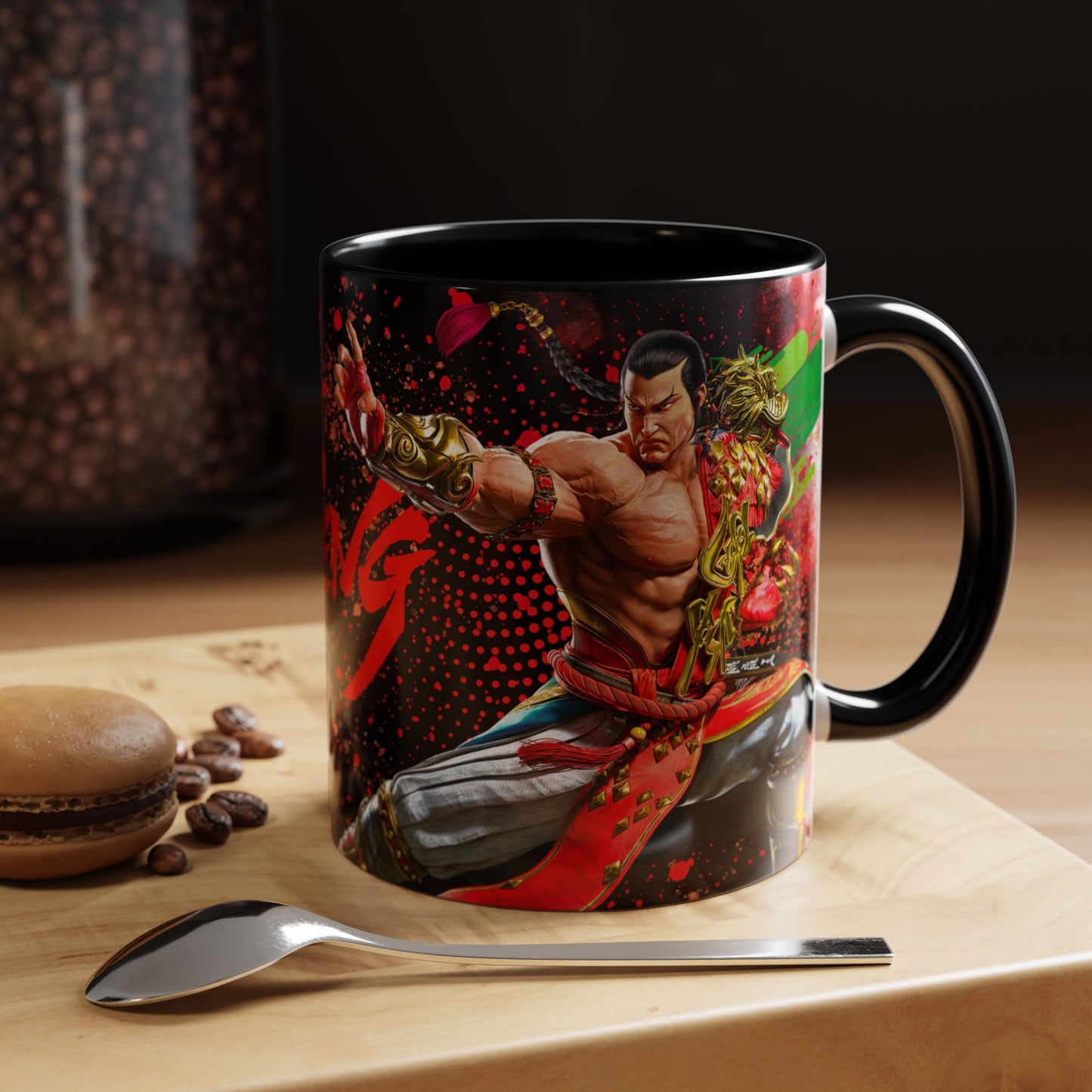 Tekken 8 Feng Mug – Dark Smoky & White Premium Mug Design | By RSB HUB