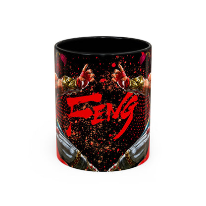 Tekken 8 Feng Mug – Dark Smoky & White Premium Mug Design | By RSB HUB