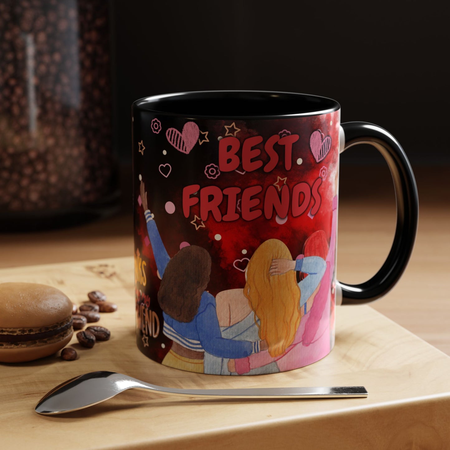 Best Friend for Girls Mug – Cute Friendship Gift | 11oz Ceramic Mug 06 by RSB HUB