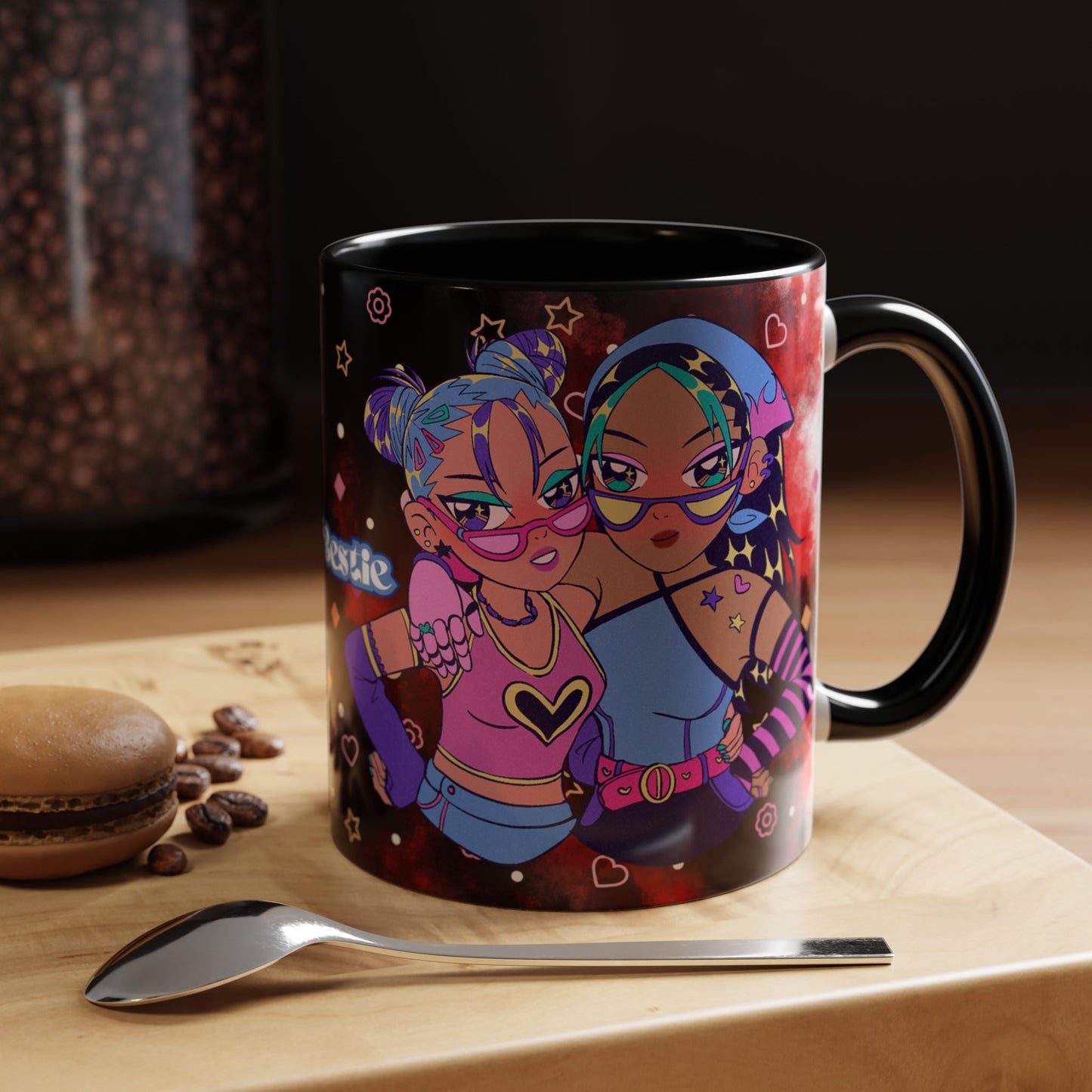 Best Friend for Girls Mug – Cute Friendship Gift | 11oz Ceramic Mug 01 by RSB HUB