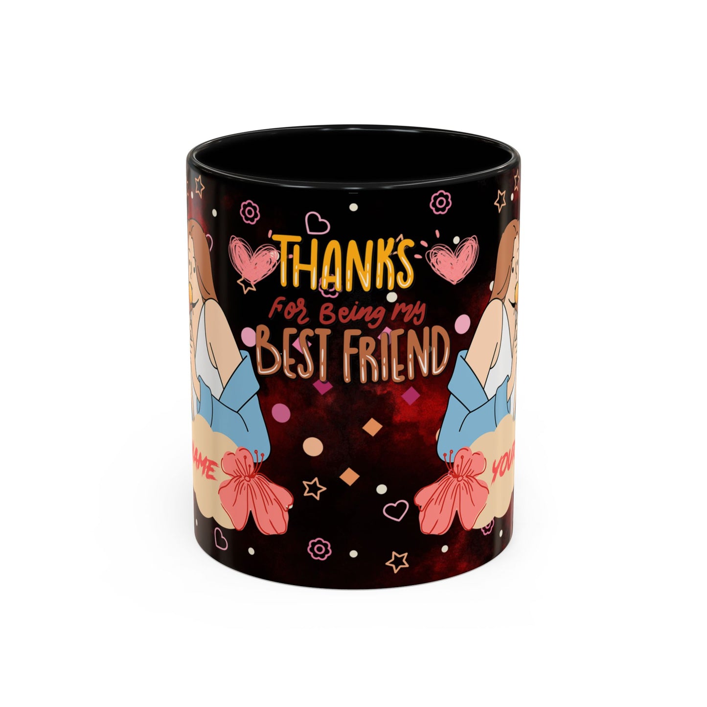 Best Friend for Girls Mug – Cute Friendship Gift | 11oz Ceramic Mug 02 by RSB HUB