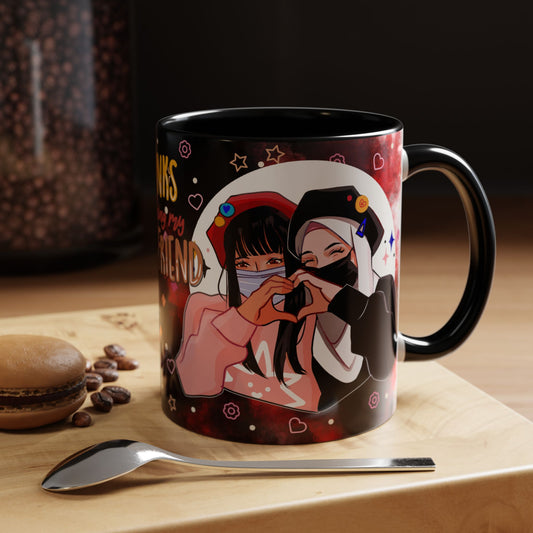 Best Friend for Girls Mug – Cute Friendship Gift | 11oz Ceramic Mug 05 by RSB HUB