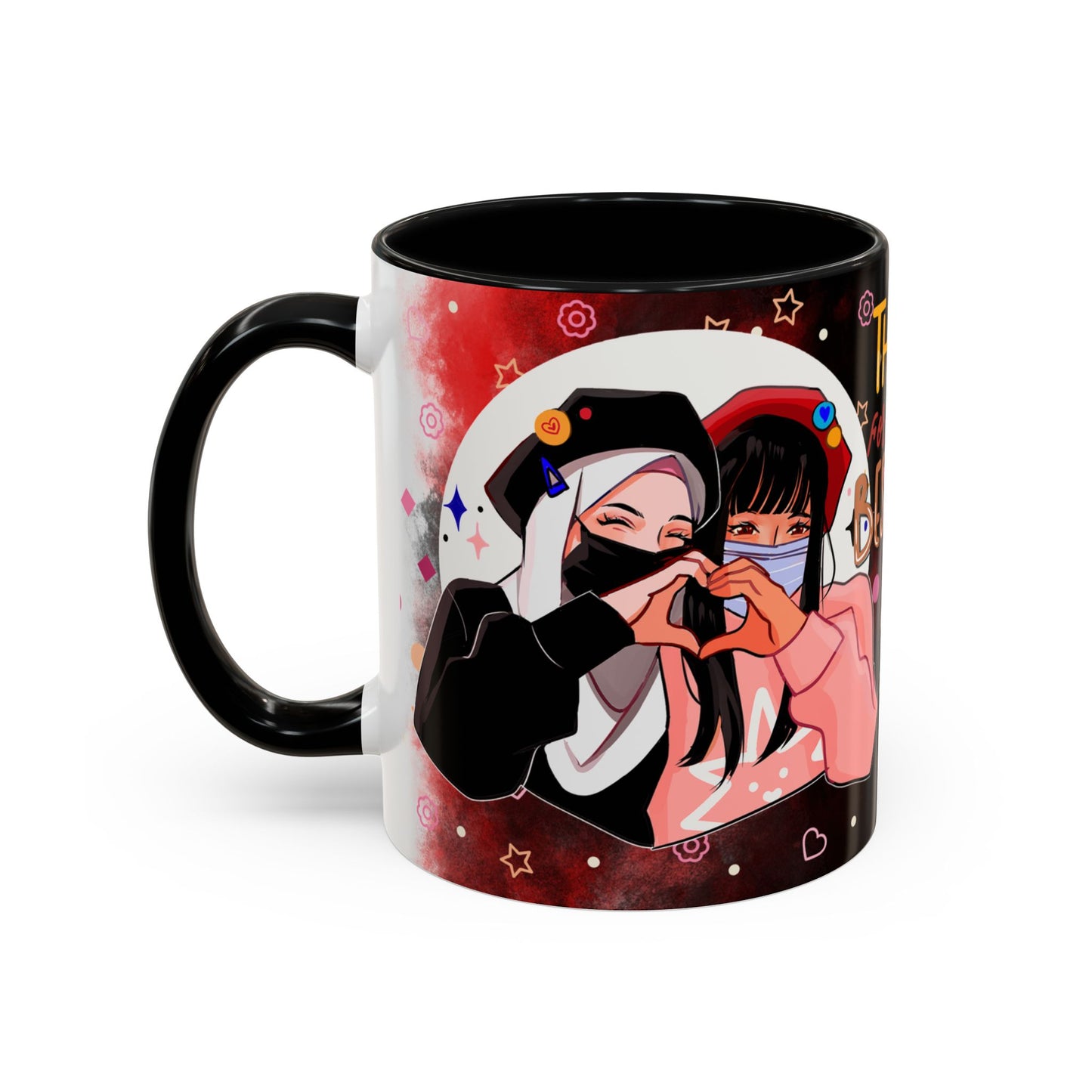 Best Friend for Girls Mug – Cute Friendship Gift | 11oz Ceramic Mug 05 by RSB HUB