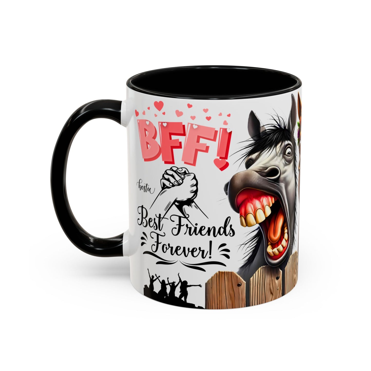 Best Friend Funny Horse Faces Mug 11oz | Perfect Friendship Gift by RSB HUB