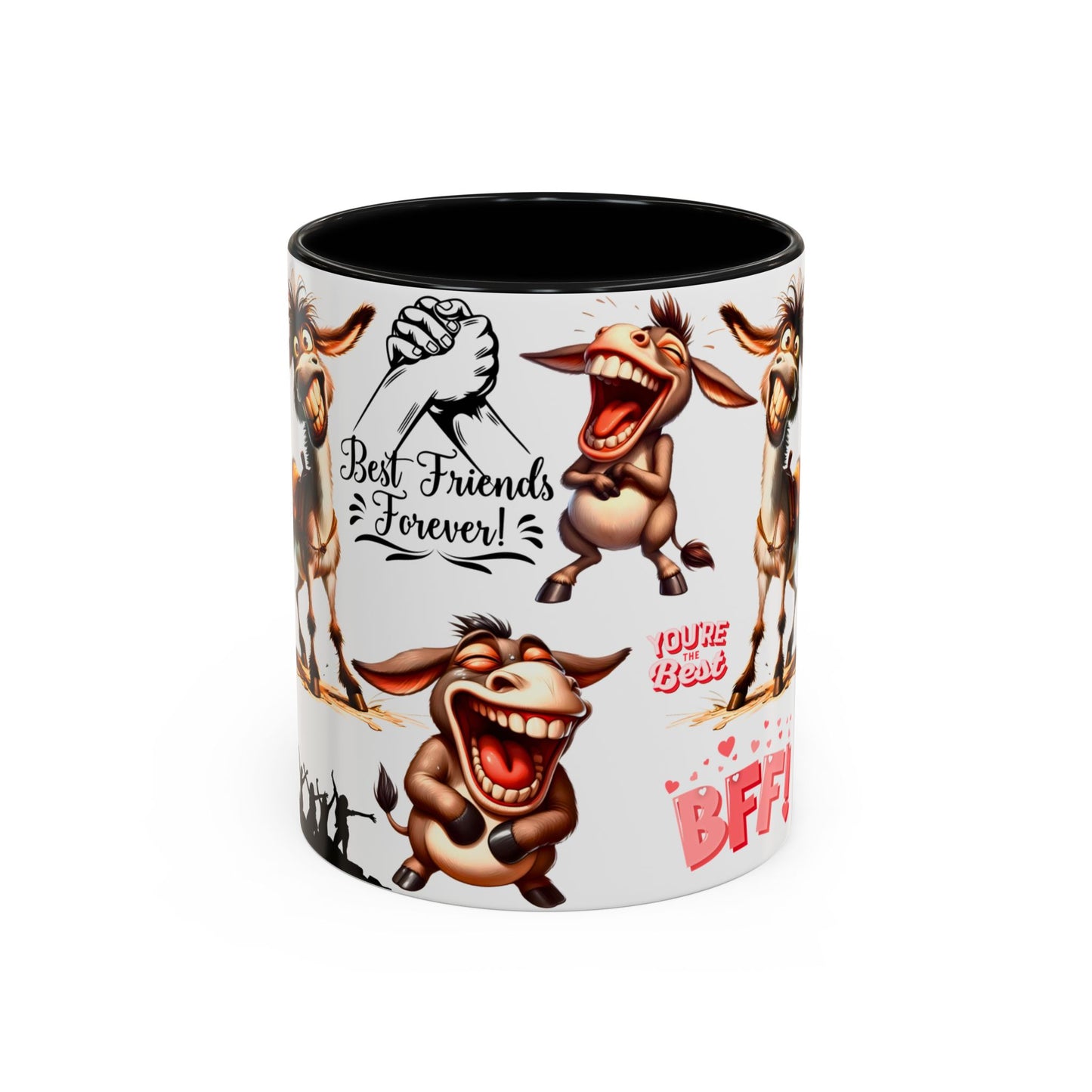Best Friend Funny Horse Faces Mug 11oz 02 | Perfect Friendship Gift by RSB HUB