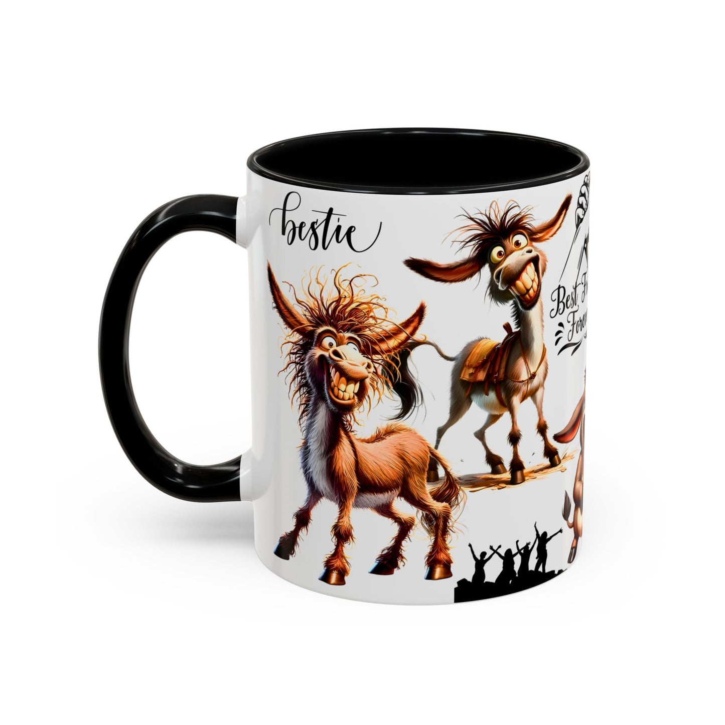 Best Friend Funny Horse Faces Mug 11oz 02 | Perfect Friendship Gift by RSB HUB