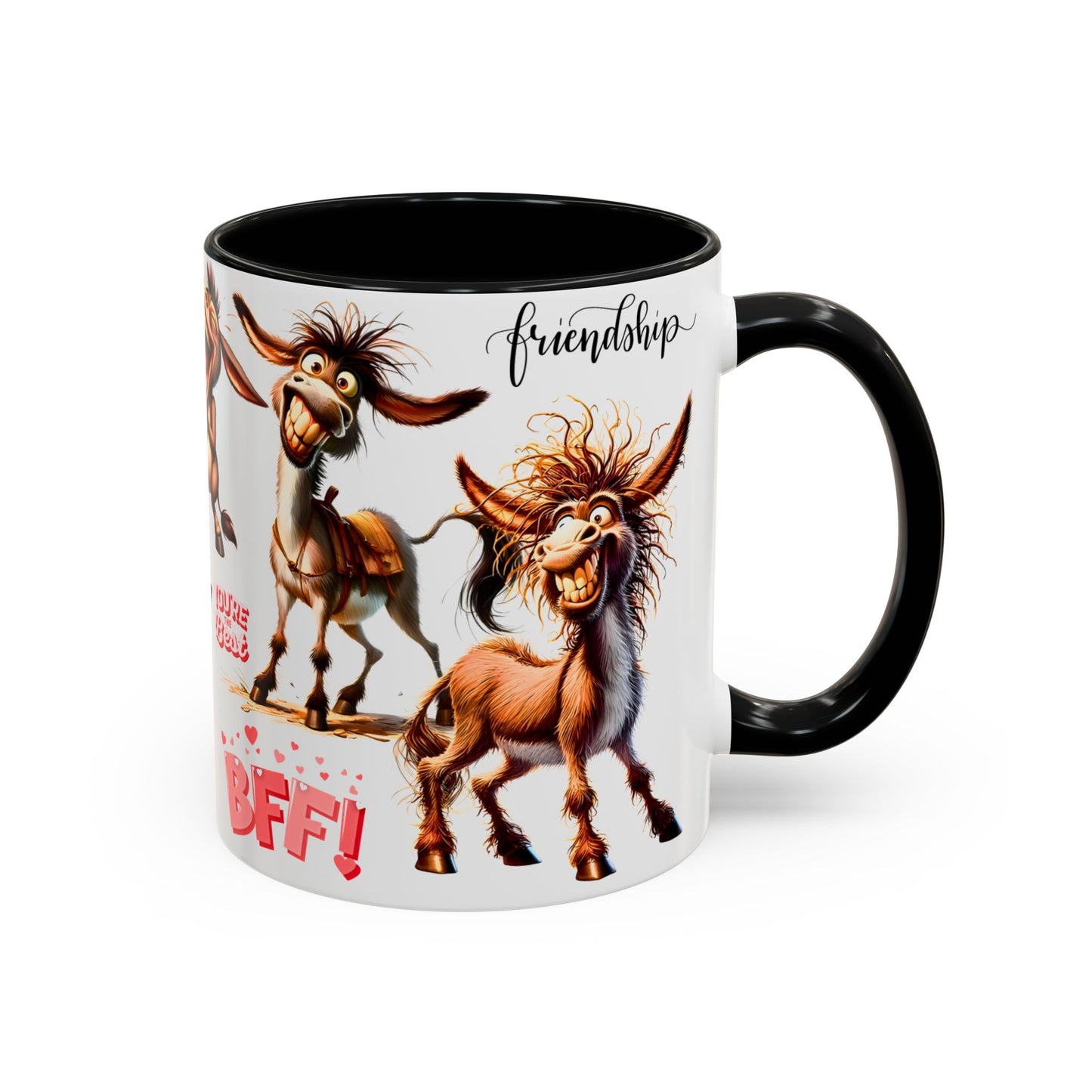 Best Friend Funny Horse Faces Mug 11oz 02 | Perfect Friendship Gift by RSB HUB