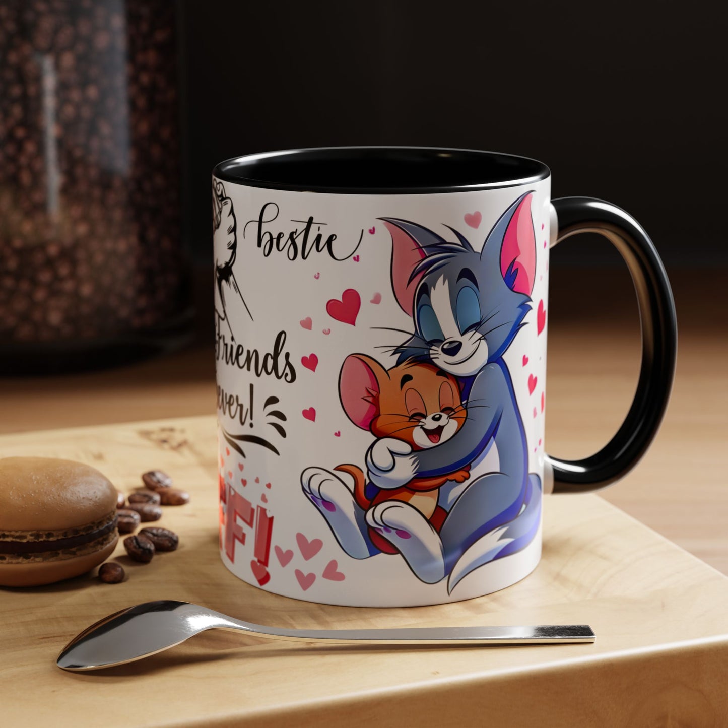 Best Friend Funny Tom and Jerry Mug – 11oz Ceramic Mug | By RSB HUB