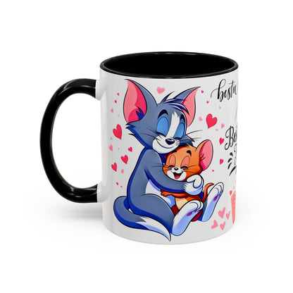 Best Friend Funny Tom and Jerry Mug – 11oz Ceramic Mug | By RSB HUB