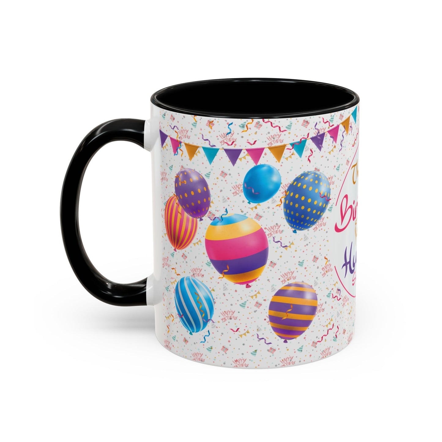 Happy Birthday Customized Mug – Add Name or Photos by RSB HUB