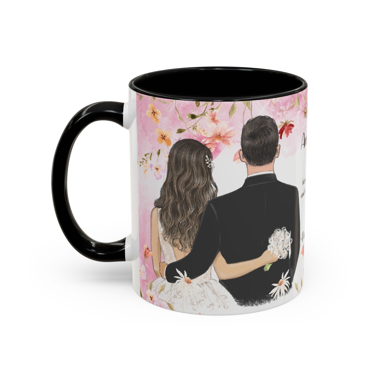 Happy Anniversary Mug (Customizable) Design 10 | 11oz Premium Mug by RSB HUB