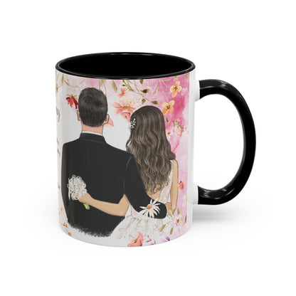 Happy Anniversary Mug (Customizable) Design 10 | 11oz Premium Mug by RSB HUB