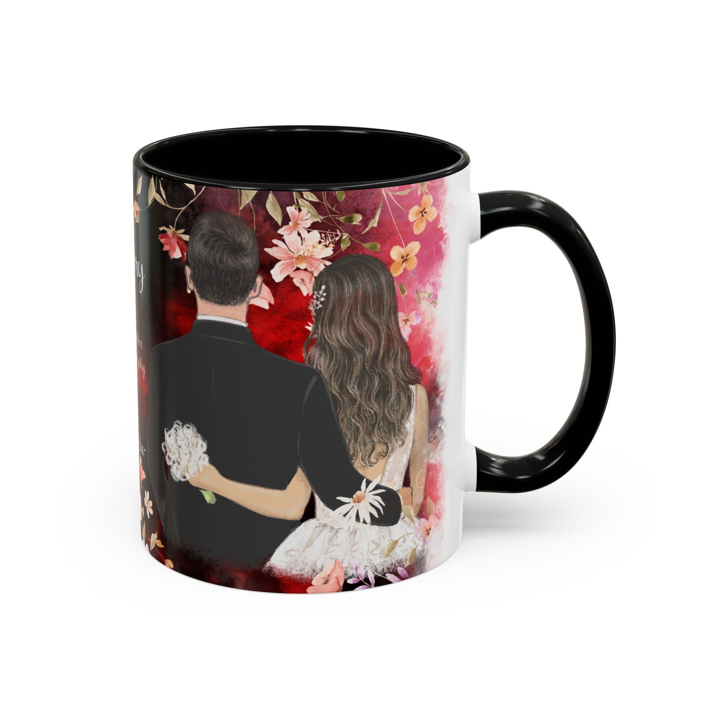 Happy Anniversary Mug (Customizable) Design 10 | 11oz Premium Mug by RSB HUB